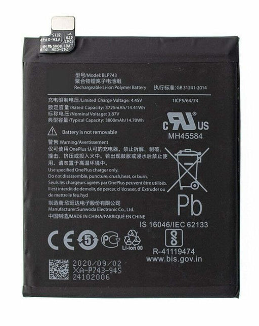 OnePlus 7T Pro Replacement Battery - Battery Mate