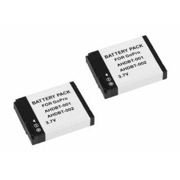 Replacement Battery AHDBT-001 for GOPRO HD Hero Hero2 Camera Helmet Surf - Battery Mate