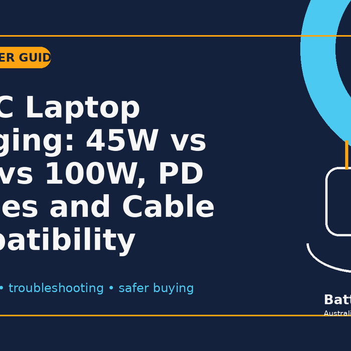 USB-C laptop charging wattage guide