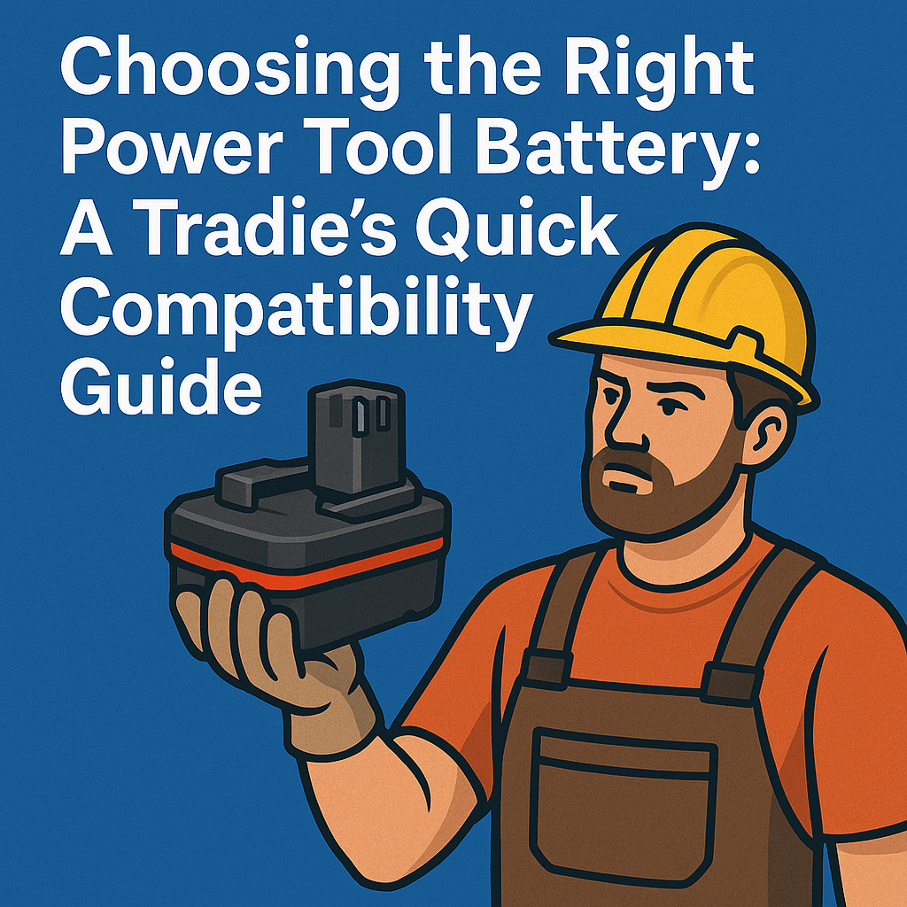 Choosing the Right Power Tool Battery A Tradie’s Quick Compatibility