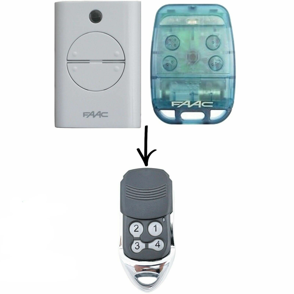How to Program a FAAC XT2 / XT4 / TE4433H Compatible Gate Remote