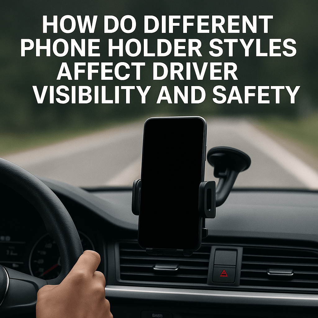 How Do Different Phone Holder Styles Affect Driver Visibility and Safety - Battery Mate