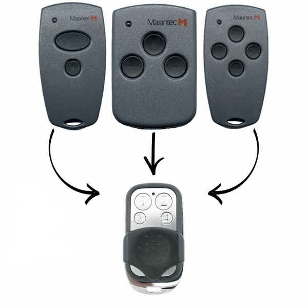 How to Program a Marantec Comfort / Digital D302, D304, D313 Compatible Duplicator Remote - Battery Mate