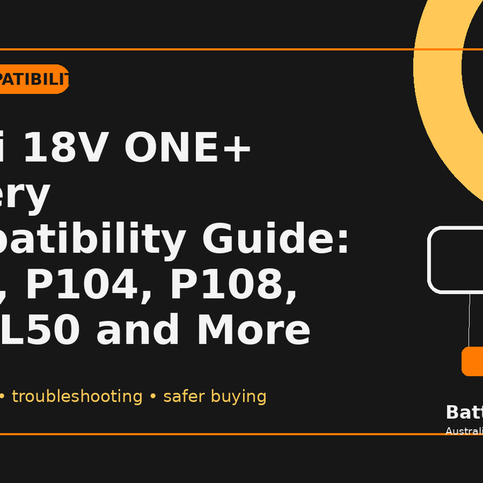 Ryobi 18V ONE+ Battery Compatibility Guide: P102, P104, P108, RB18L50 and More - Battery Mate