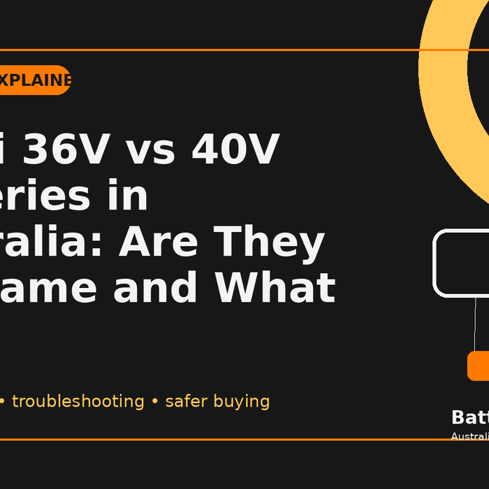 Ryobi 36V vs 40V Batteries in Australia: Are They the Same and What Fits? - Battery Mate