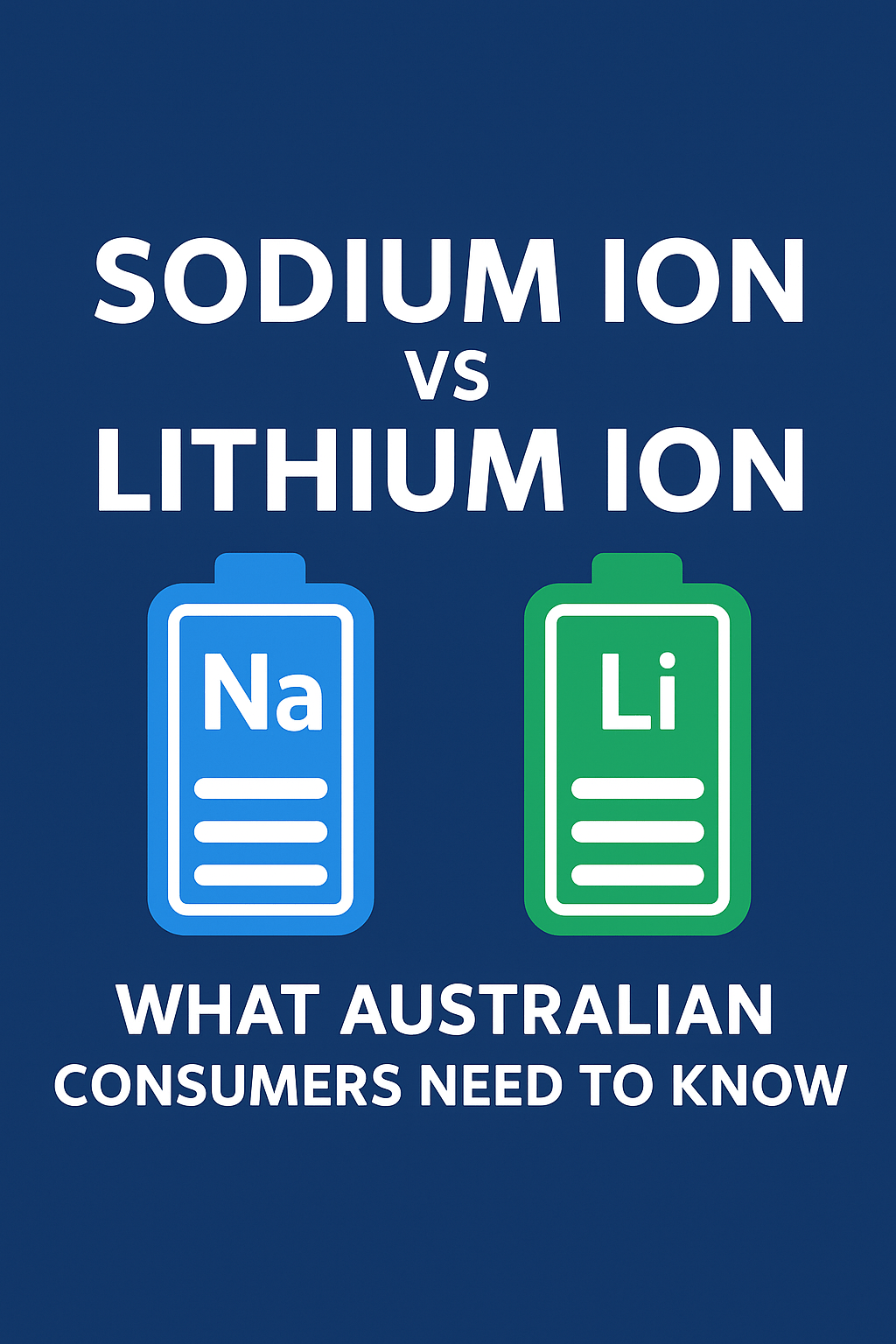 Sodium Ion vs Lithium Ion: What Australian Consumers Need to Know - Battery Mate