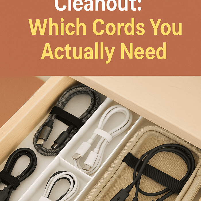The Cable Drawer Cleanout: Which Cords You Actually Need (and Which to Toss) - Battery Mate