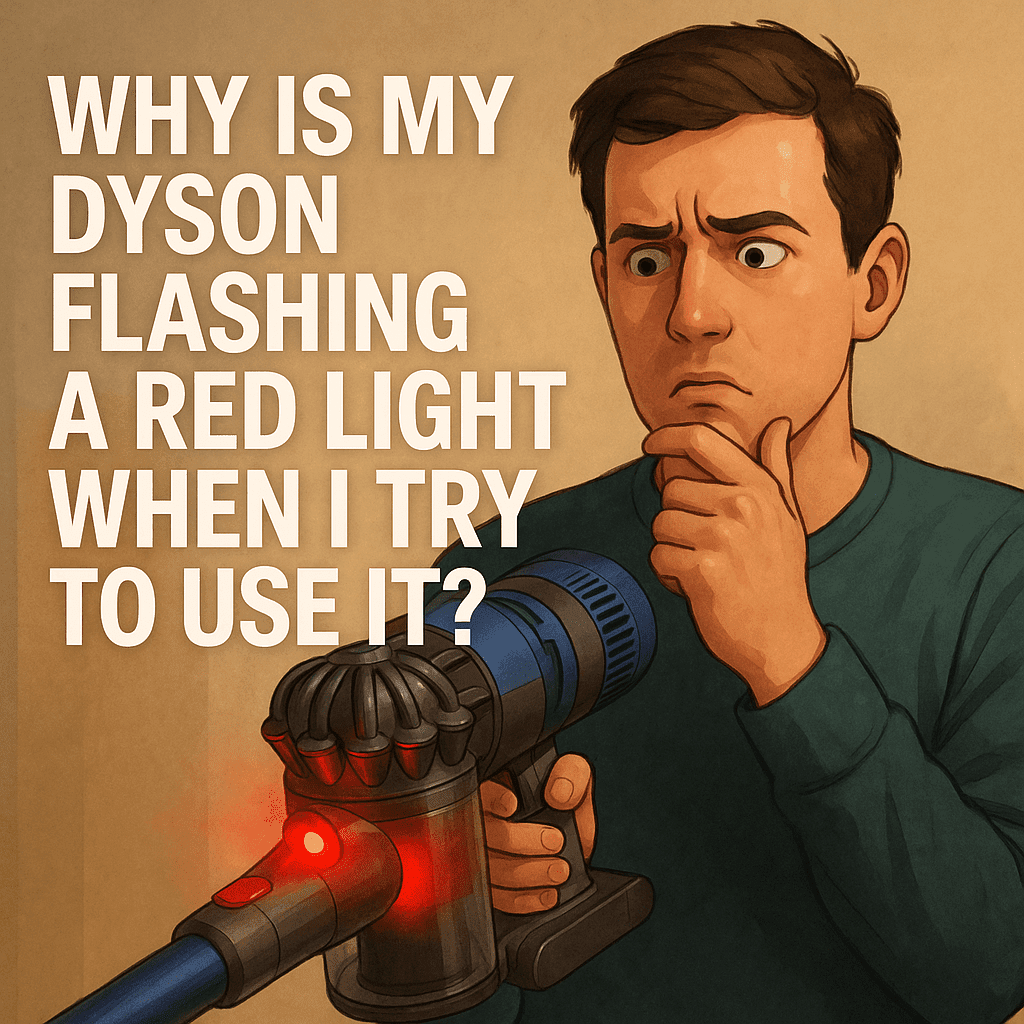 Why Is My Dyson Flashing a Red Light When I Try to Use It - Battery Mate