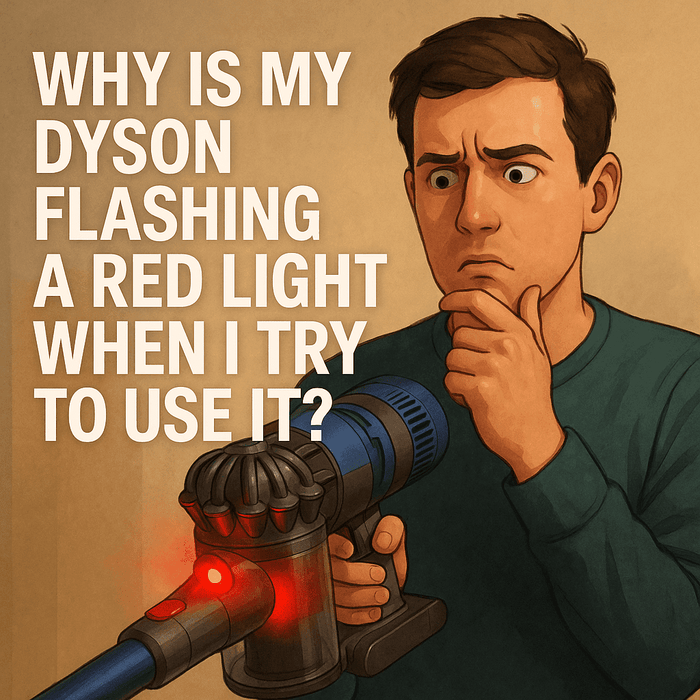 Why Is My Dyson Flashing a Red Light When I Try to Use It - Battery Mate
