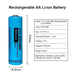 [1 Pack] 14500 3.7V 800mAh AA Li - ion Button Top Rechargeable Batteries | High - Performance Cells for Flashlights & LED Devices (Copy) (Copy) - Battery Mate