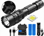 180000LM L2 LED Tactical Flashlight USB Rechargeable Camping Hunting Torch - Battery Mate