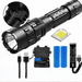 180000LM L2 LED Tactical Flashlight USB Rechargeable Camping Hunting Torch - Battery Mate