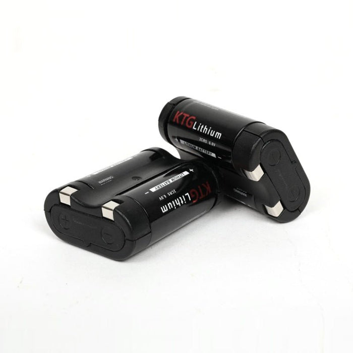 [2 Pack] 2CR5 6V High Capacity Lithium Photo Battery DL245 RL2CR5 EL2CR5 - Battery Mate