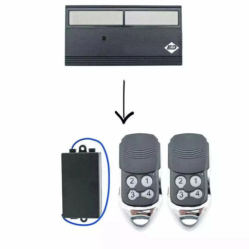 [2 Pack] B&D Controll - A - Door CAD4 Garage Door Remote Upgrade Kit (27.145MHz 062150 Compatible) - Battery Mate