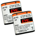 [2 Pack] CRP2 Lithium Photo Battery 1500mAh 6V CR - P2 - Battery Mate