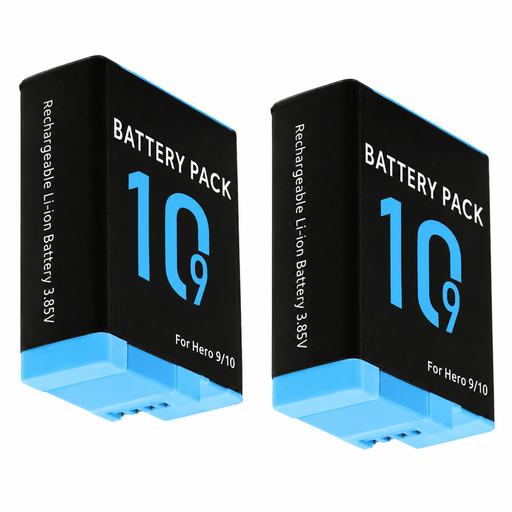 2 Pack| GoPro Compatible Hero 9 / 10 / 11 / 12 Replacement Battery - Battery Mate