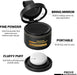 2 Pack] Hairline Powder Instantly Conceals Hair Loss – Root Touch Up Powder | Gray Hair Cover Up for Women & Men | Hair Fibers for Thinning Hair | Stain - Proof 48 Hours (Black) - Battery Mate