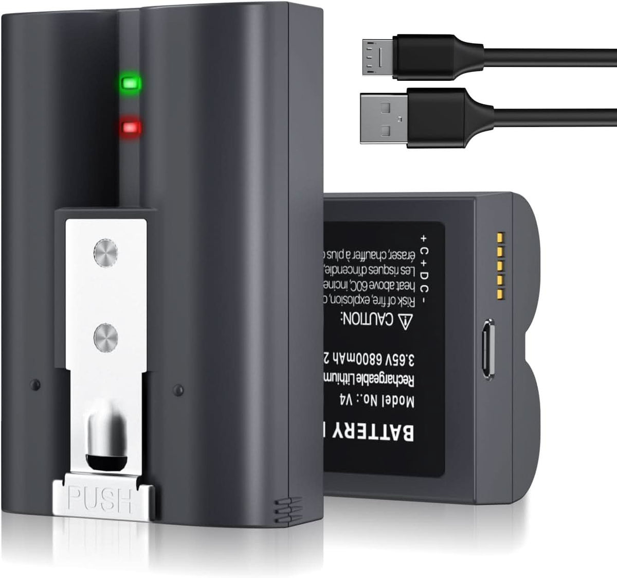 Pack] Ring Quick Release Battery Replacement Charging Cable