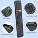 [2 Pack] RMF-TX500P Voice Remote for Sony TV KD-65X9500G KD-55X9500G KD-43X8000H KD-55A8H w/ Google Play & Netflix - Battery Mate