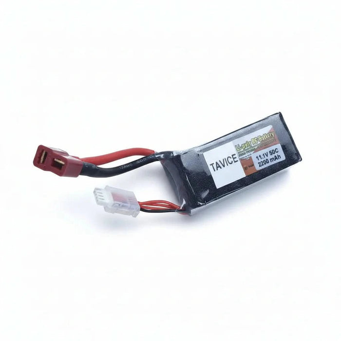 [2 Pack] Tavice 3S Lipo Battery 2200mAh 11.1V 50C | T Connector RC Battery - Battery Mate
