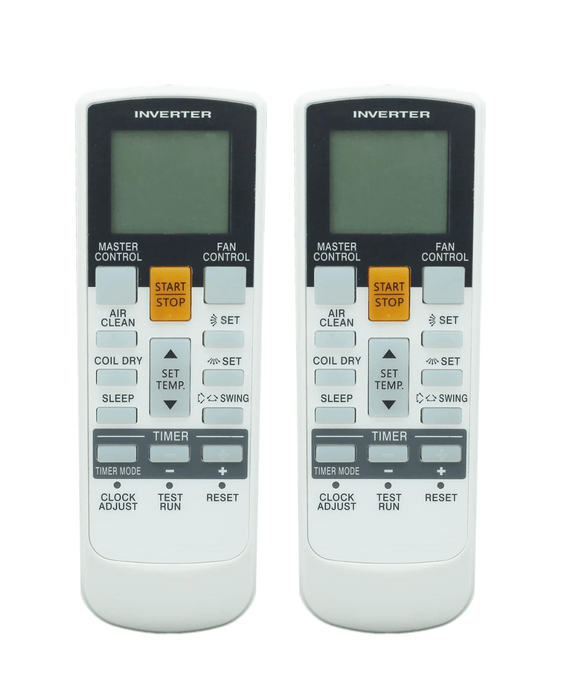2 Pack Tavice Compatible Replacement AR - RY12 Remote Control for Fujitsu Air Conditioners – Also Compatible with AR - RY3, AR - RY5, AR - RY13, RY4, RY11, ASTA18LCC, ASTA24LFC, AR - RAD1E, AR - RAC1C, AR - RAE1E, AR - RAC2E - Battery Mate