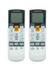 2 Pack Tavice Compatible Replacement AR - RY12 Remote Control for Fujitsu Air Conditioners – Also Compatible with AR - RY3, AR - RY5, AR - RY13, RY4, RY11, ASTA18LCC, ASTA24LFC, AR - RAD1E, AR - RAC1C, AR - RAE1E, AR - RAC2E - Battery Mate