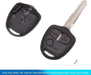 [2 Pack] TAVICE Replacement Remote Key Blank Shell/Case MIT8, Compatible with Mitsubishi Lancer CJ 2007?2014 - Battery Mate
