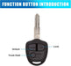 [2 Pack] TAVICE Replacement Remote Key Blank Shell/Case MIT8, Compatible with Mitsubishi Lancer CJ 2007?2014 - Battery Mate