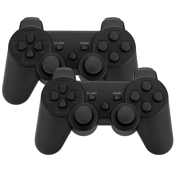 [2 Pack] Tavice Wireless Controllers Compatible for Sony PS2 PlayStation 2 - Battery Mate