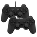 [2 Pack] Wired Controller Compatible with PS2 PlayStation 2 Console - Battery Mate