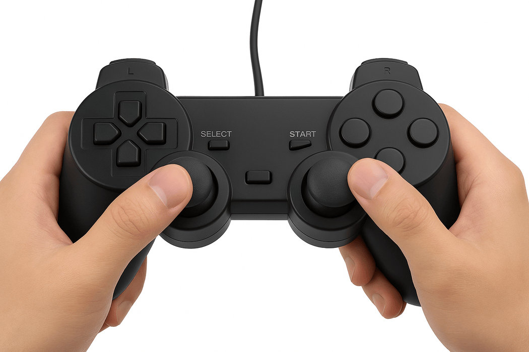 [2 Pack] Wired Controller Compatible with PS2 PlayStation 2 Console - Battery Mate