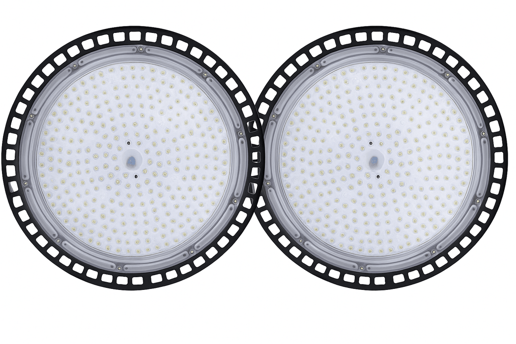 2x 300W LED High Bay Light Low Bay UFO Factory Warehouse Industrial Light - Battery Mate