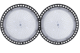 2x 300W LED High Bay Light Low Bay UFO Factory Warehouse Industrial Light - Battery Mate