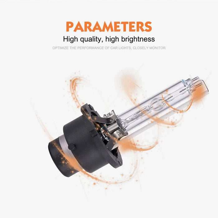 2x D4S Xenon HID Headlight Bulbs 6000K White 35W OEM Replacement for BMW Toyota Lexus - Battery Mate