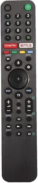 [2 Pack] RMF-TX500P Voice Remote for Sony TV KD-65X9500G KD-55X9500G KD-43X8000H KD-55A8H w/ Google Play & Netflix