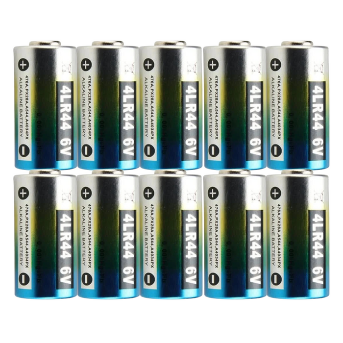 [10 Pack] 4LR44 6V Battery citronella bark dog collar L1325 PX28A 28A A544 V34PX 476A