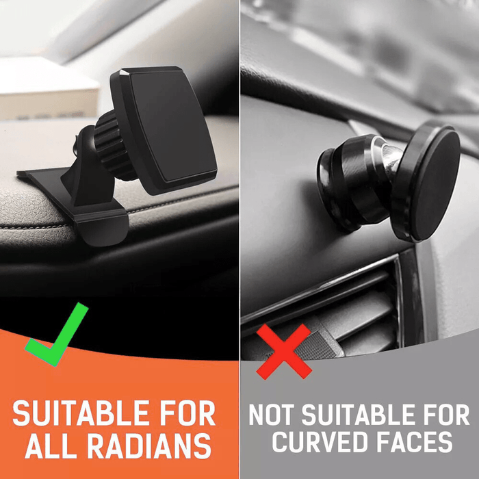 360° Magnetic Dashboard Phone Mount – Universal Stick - On Car Holder for iPhone & Samsung - Battery Mate