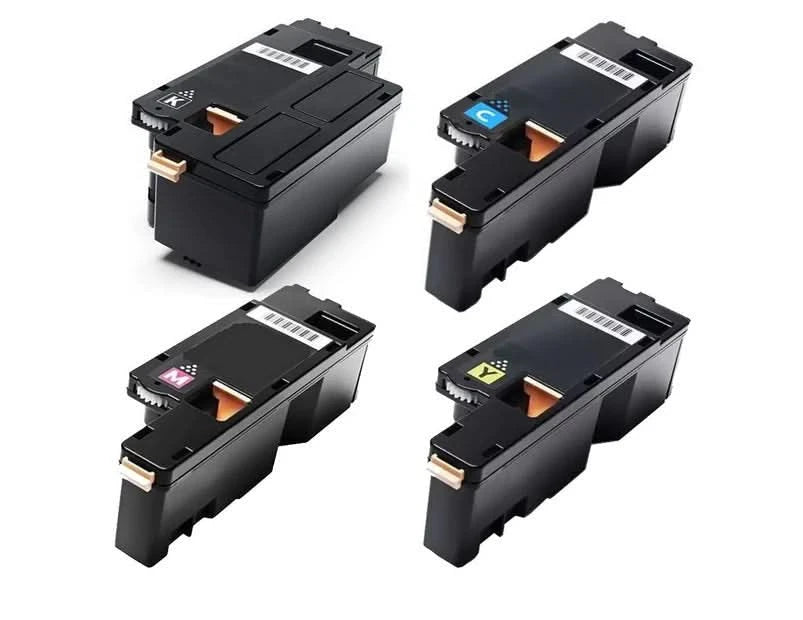 [4 Pack] Toners Compatible with Fuji Xerox DocuPrint CP105 CP205 CM205 CM215 CP215 Toner Cartridges(CT201591 - CT201594) for DocuPrint CP215W printer - Battery Mate