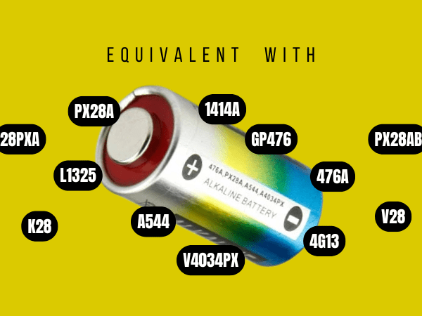 4LR44 6V Battery citronella bark dog collar L1325 PX28A 28A A544 V34PX 476A - Battery Mate