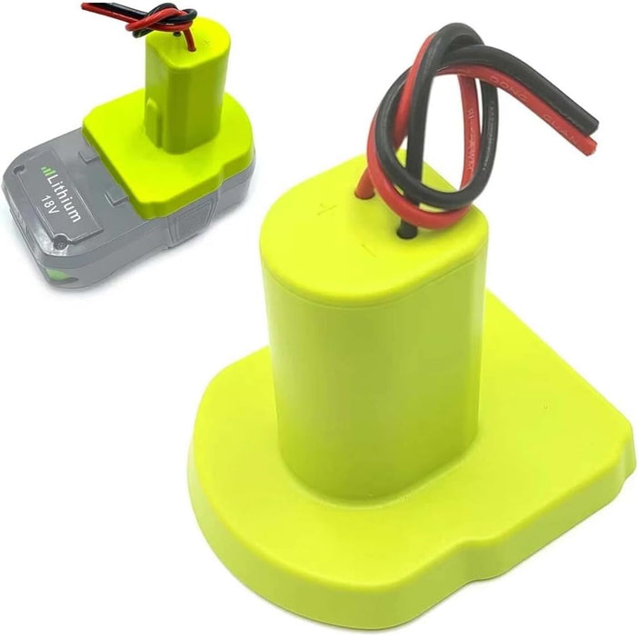 TAVICE Battery Adapter Compatible with Ryobi 18V Battery for Power Wheels Connector with 30A Fuse 12AWG Wire