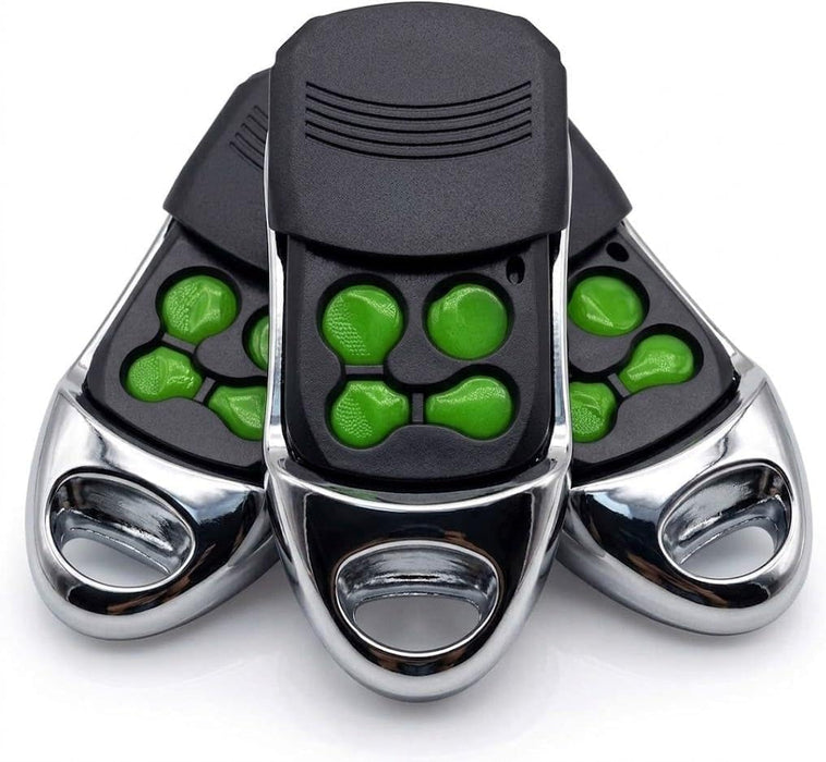 TAVICE Garage Door Remote Compatible with M-832 M-842 M-844 Green 4 Button 433.92MHz Replacement for M-230T M-430R Garage Door Openers (3 Pack)