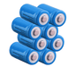 8 Batteries | 3200mAh 16340 CR123A Rechargeable Li - ion Battery Batteries - Battery Mate