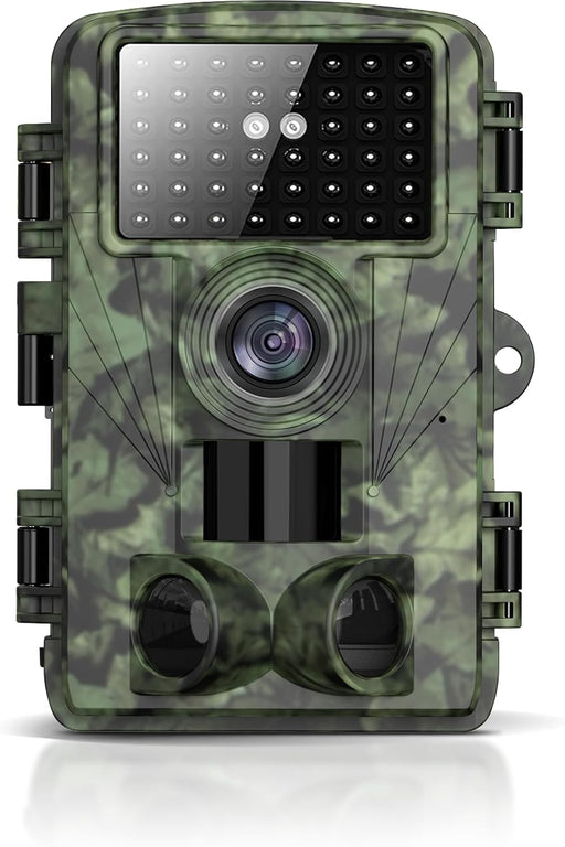 8K 60MP Trail Camera | 0.05s Trigger, 98ft Night Vision, 46 No-Glow IR LEDs, IP66 Waterproof Wildlife Camera - Battery Mate