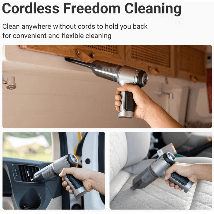 95000PA Wireless Car Vacuum Cleaner – High - Power Mini Handheld Vacuum & Air Duster with USB Recharge - Battery Mate