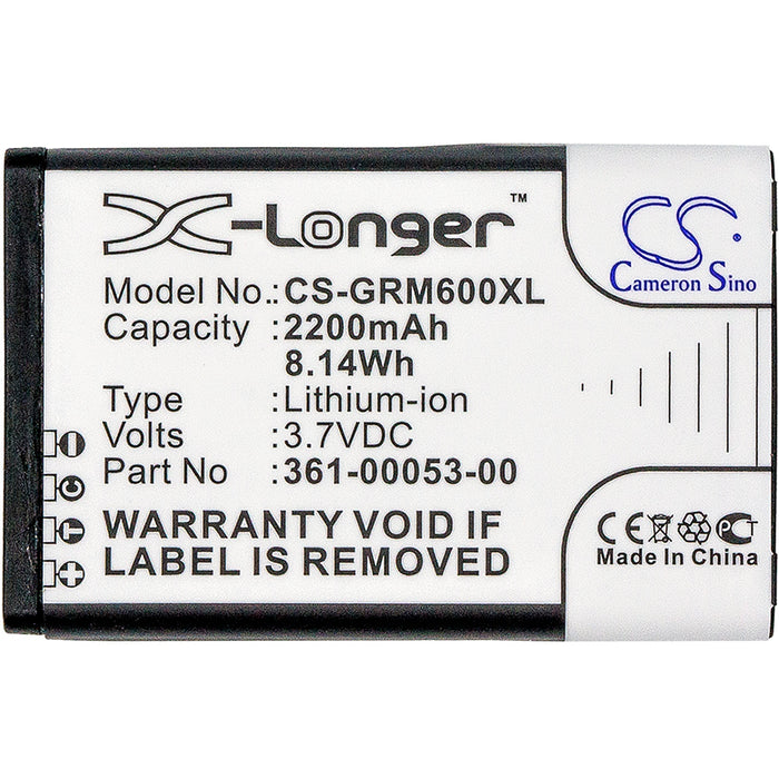 Replacement Battery for Garmin GPS Navigator - 3.7V 2200mAh Li-ion