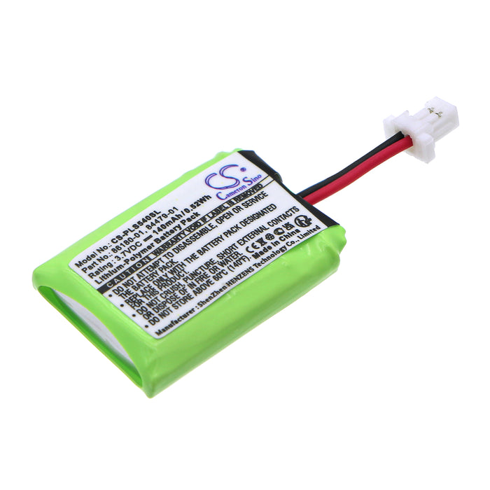 Replacement Battery for Plantronics Wireless Headset - 3.7V 140mAh Li-Polymer