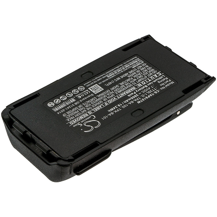 Replacement Battery for Tait/Radon Two-Way Radio - 7.4V 2600mAh Li-ion