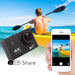 Tavice 4K Action Cam with WiFi Waterproof Sports Camera | 4K Video | Remote Loop Recording | Motion Detection | 170° Wide Angle.