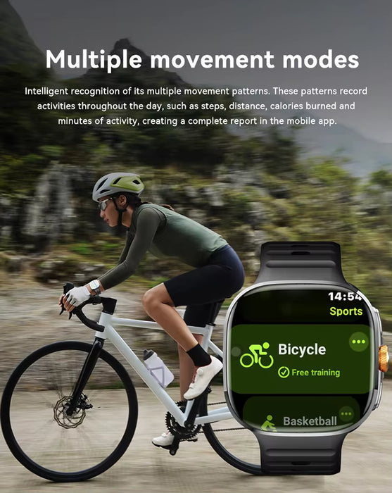 Tavice 5G Cellular Smartwatch – Large Screen, Video Call, Waterproof, GPS, Heart & Sleep Monitor, Apps, Sim Card Support