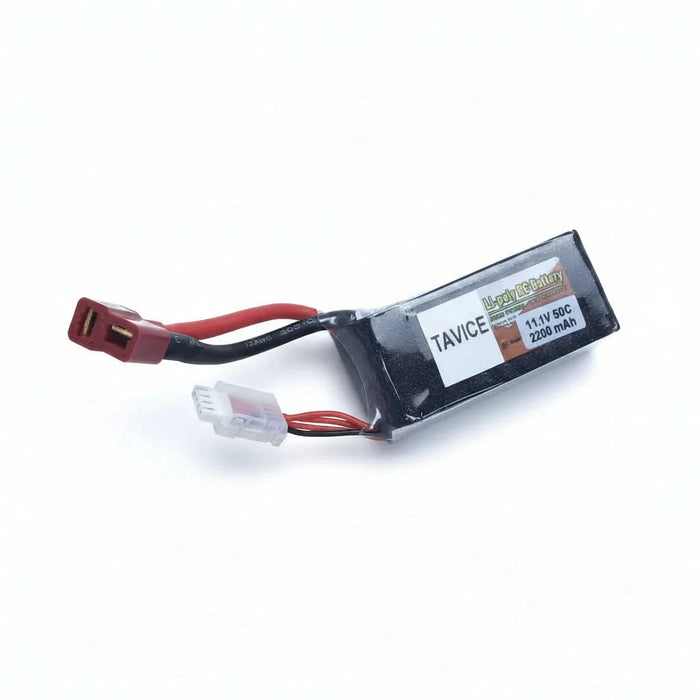 [2 Pack] Tavice 3S Lipo Battery 2200mAh 11.1V 50C | T Connector RC Battery